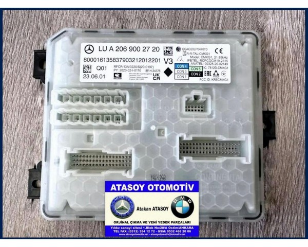 MERCEDES W206 START BEYNİ 2069002720 2069002220 2069000820 2069000815 , 2069002620 2069002020 2069000720 2069000715 , 2069002520 2069001720 2069000620 2069000615